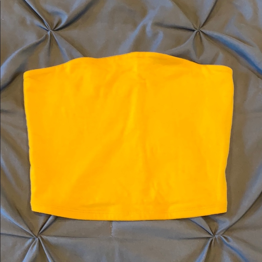 Mustard tube top